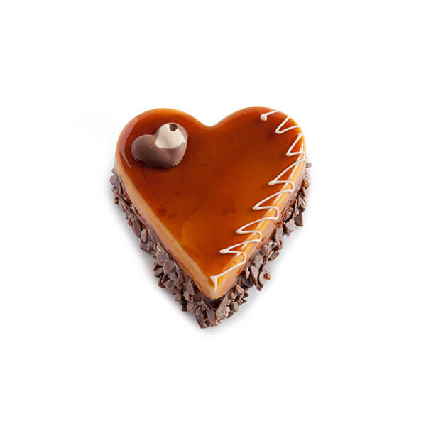 Heart Chocolate - Caramel Cake