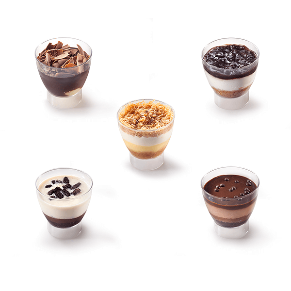 Μπωλ Premium Mix γεύσεων (cheese,ferrero,oreo, εκμέκ, profiterol)