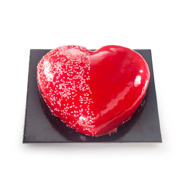 CAKE HEART RED VALENTINE (CHOCOLATE STRAWBERRY)