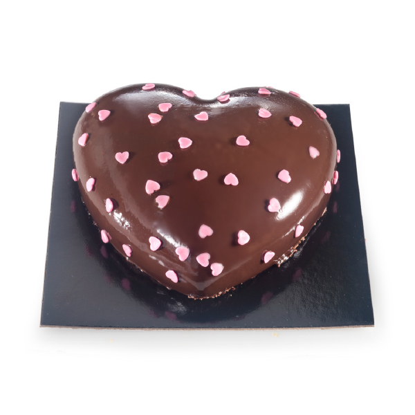 CAKE HEART CHOCOLATE VALENTINE